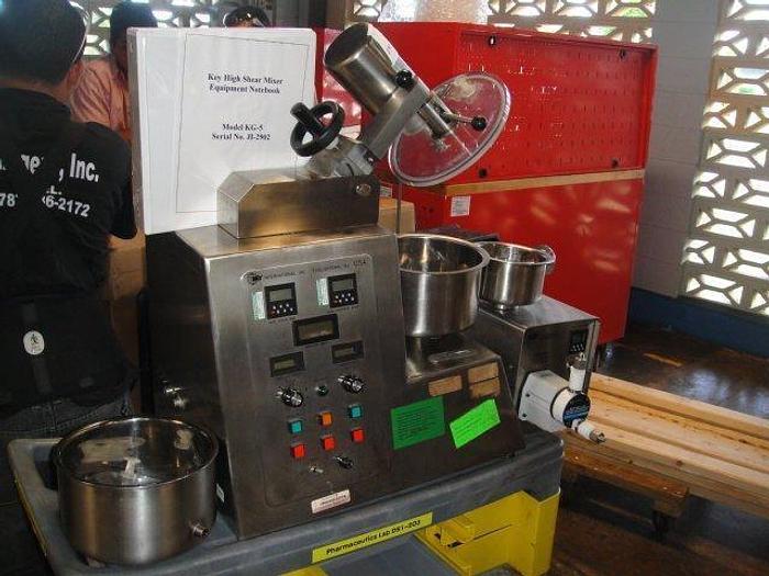 Used Key KG 5 High Shear Granulator, J.1-2902