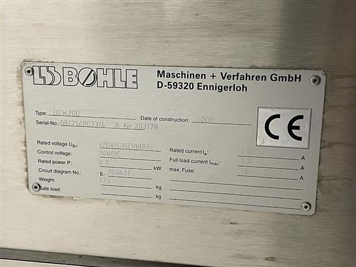 Used 48" x 48" Bohle Bin Stand, Type BCK200, S/S