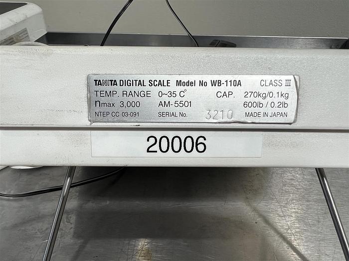 Used Tanita Digital Scale