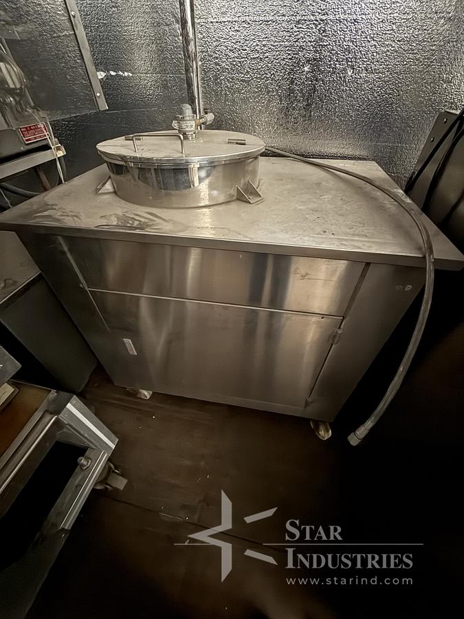 Used S.S. Solution Tank with Screen