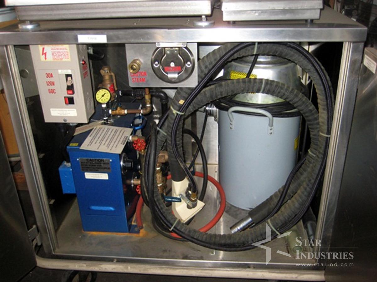 Used WILSON ENGINEERING STEAM CLEANER FOR SEALER #3698