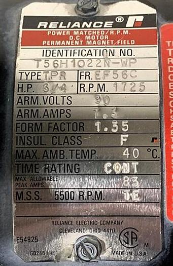Used 3/4 h.p. Peristaltic Pump