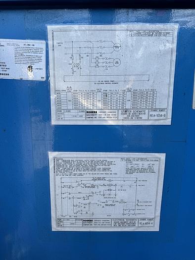 Used Rogers Compressor MG25 Rotary Screw