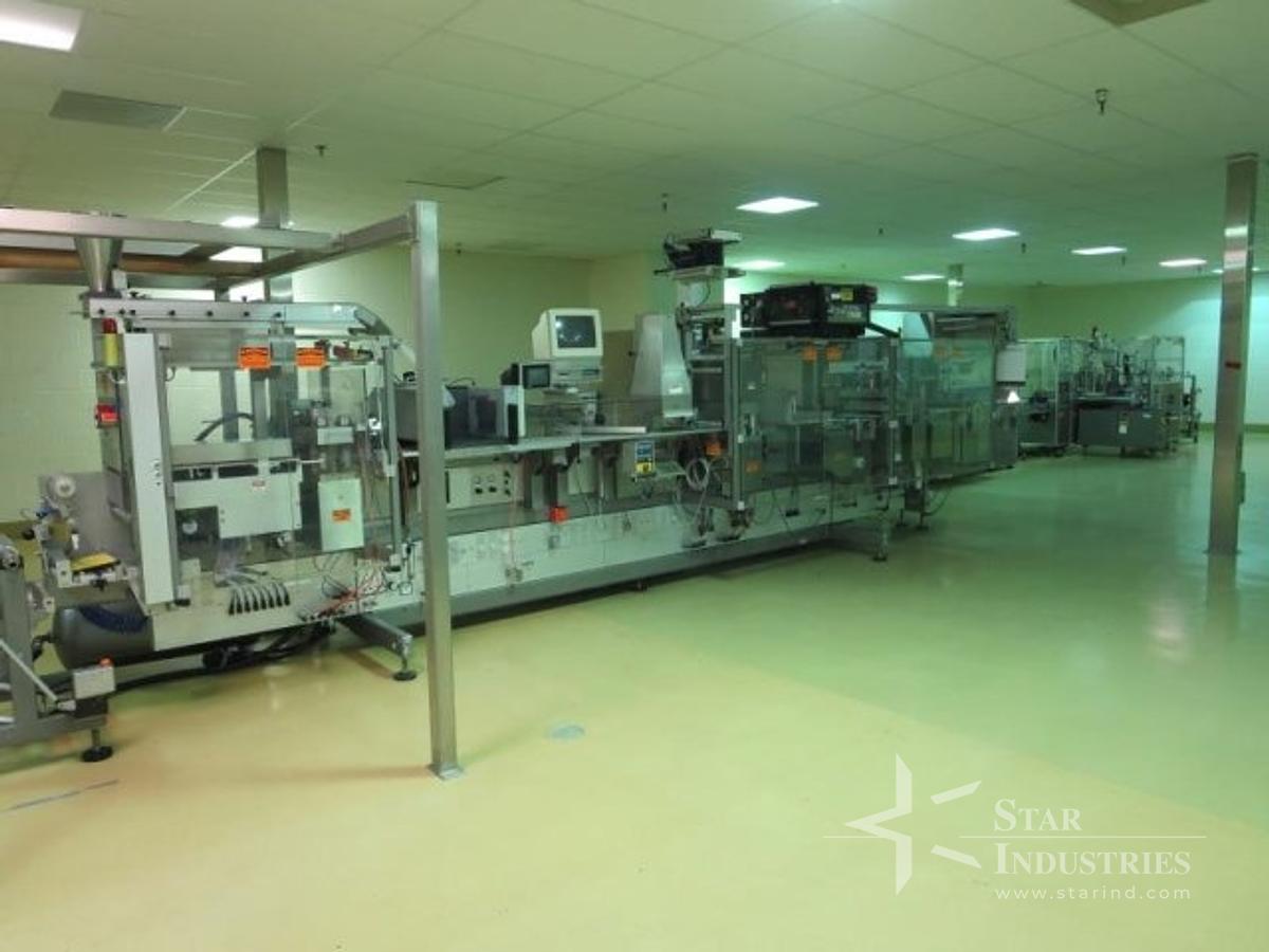 Used Uhlmann UPS4 Blister Line with Uhlmann C2205 Pac Cartoner