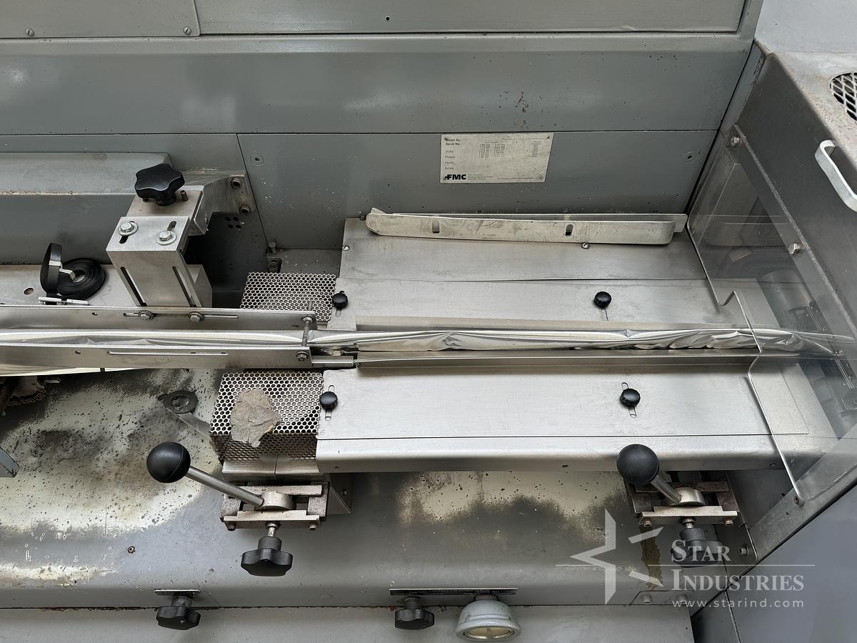 Used FMC Model WA-520 Flow-Wrapper w/ Conveyor