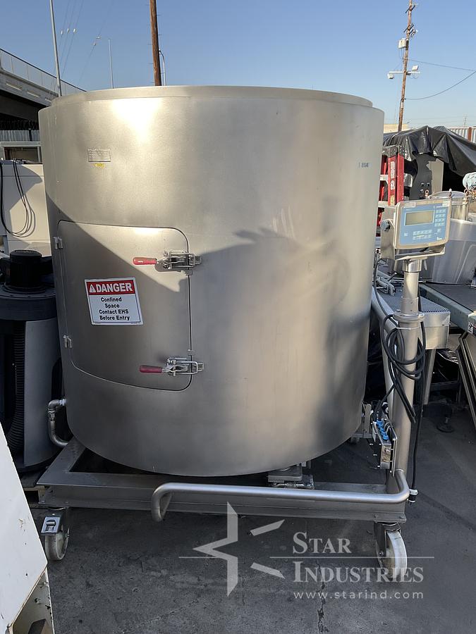Used ATM Life Sciences 2,000 Liter Tank