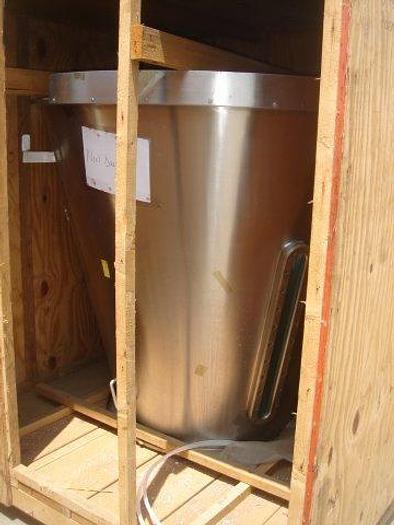 Used Glatt Insert for GPCG60, 56" tall x 62" o.d. upper, 36" o.d. lower