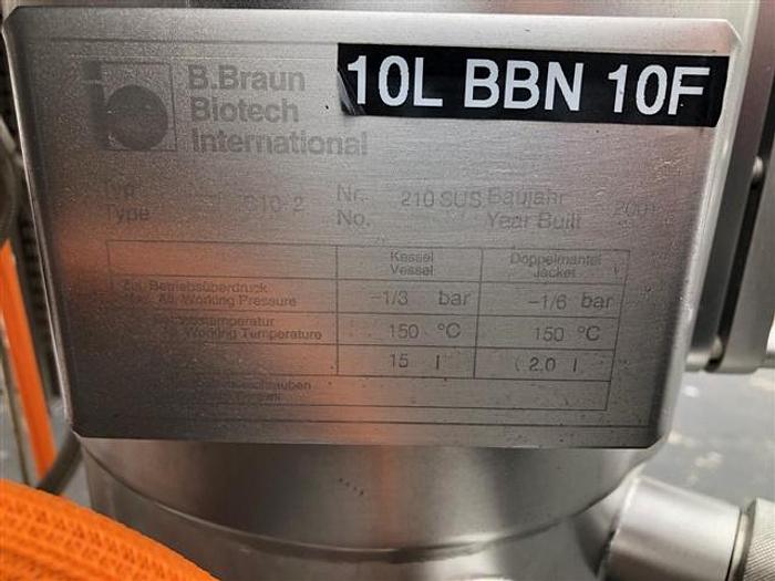 Used B. Braun Biostat C Bioreactor/Fermenter