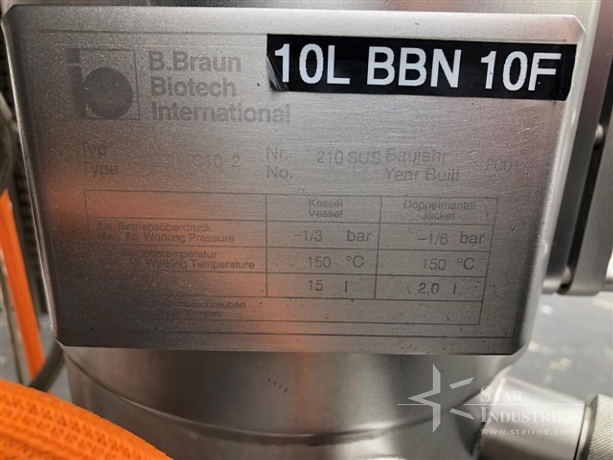 Used B. Braun Biostat C Bioreactor/Fermenter