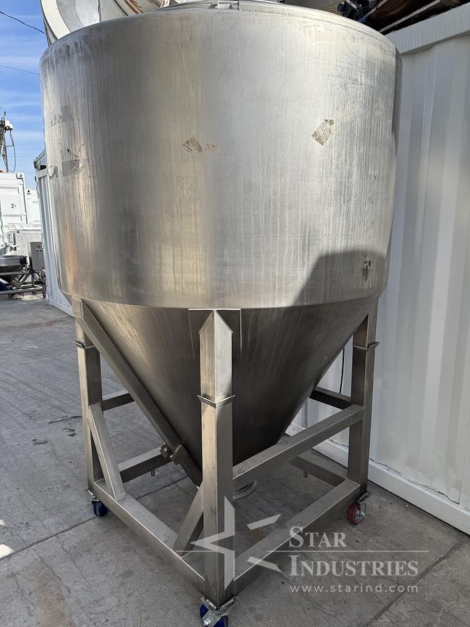 Used Bohle Bin, Stainless Steel