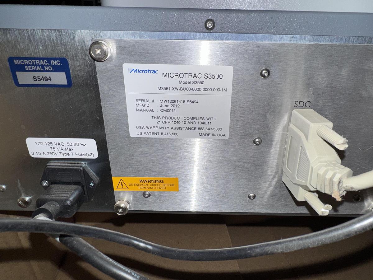 Used MicroTrac Model S3500