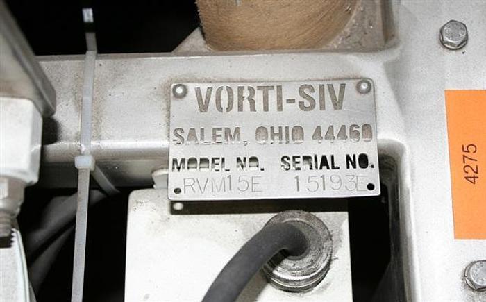Used Vorti-Siv RVM15E Sieve