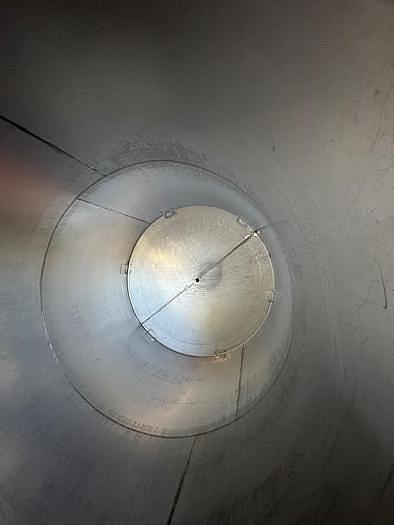 Used Tank, 6,500 Gallon, Stainless Steel, Dish Bottom, Legs