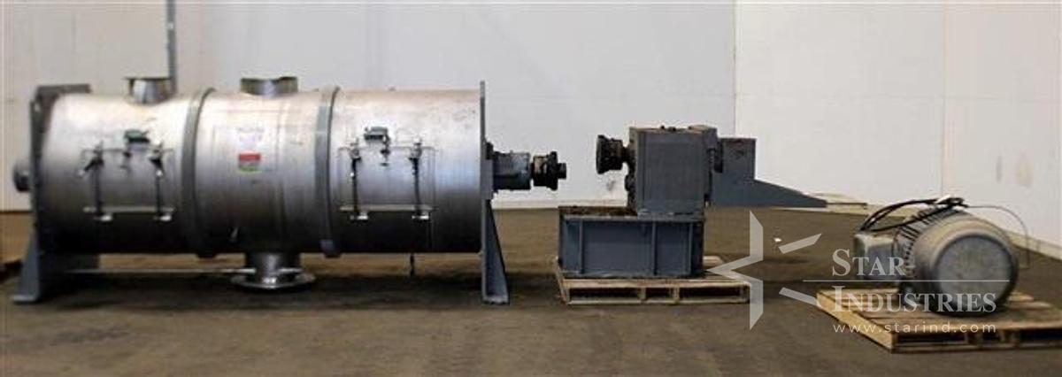 Used O'HARA STAINLESS RIBBON BLENDER, APPROX. 52 C.F.