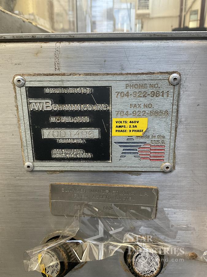 Used Bohannon GKF1500 Encapsulator
