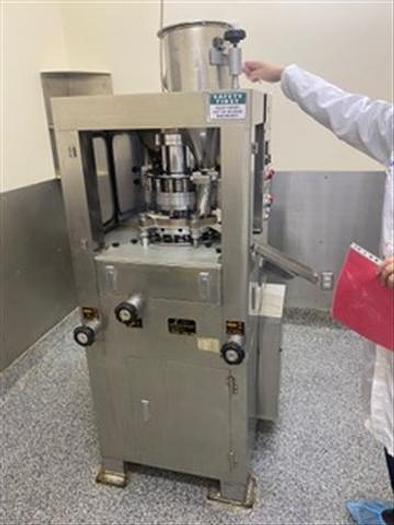 Used JCMCO 16 station B-tooled Tablet Press, Model JCRT 16H
