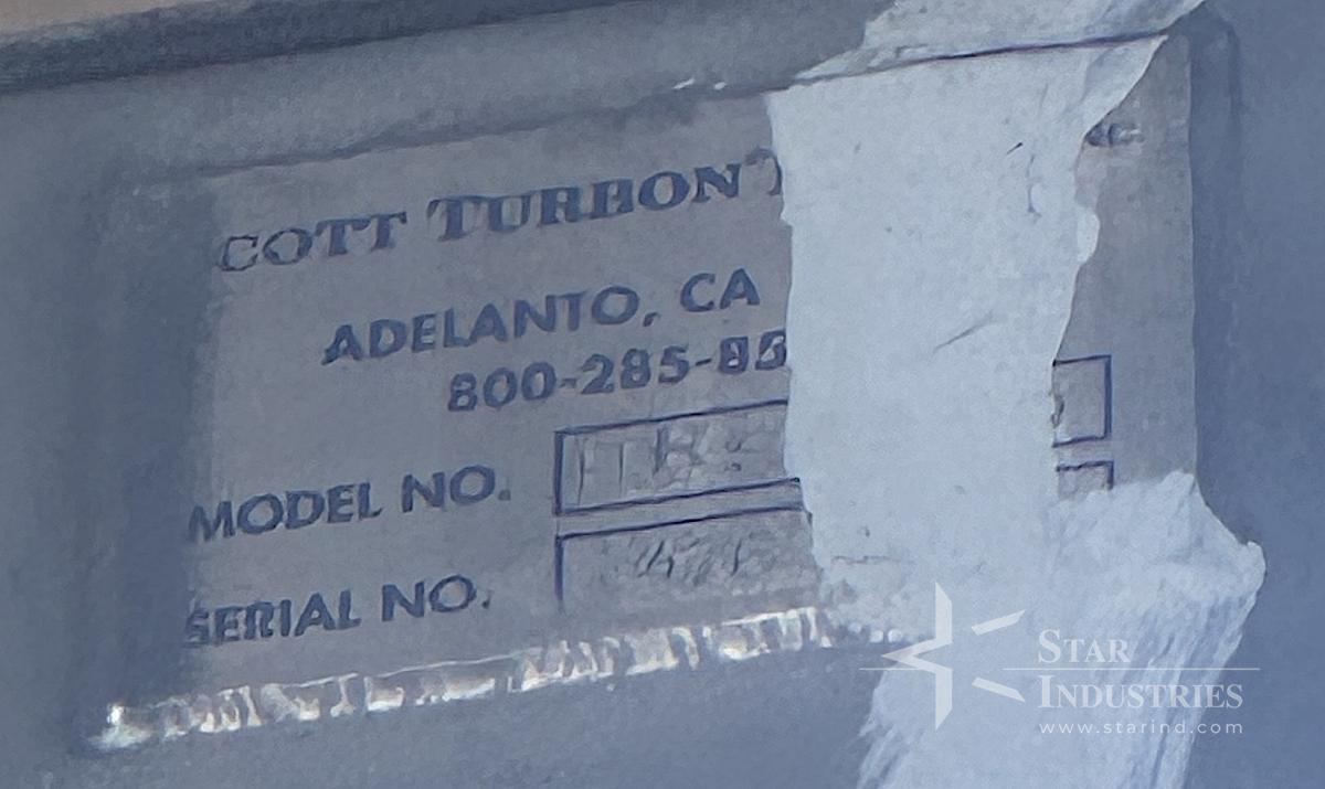Used 50 h.p. Scott Turbon Disperser