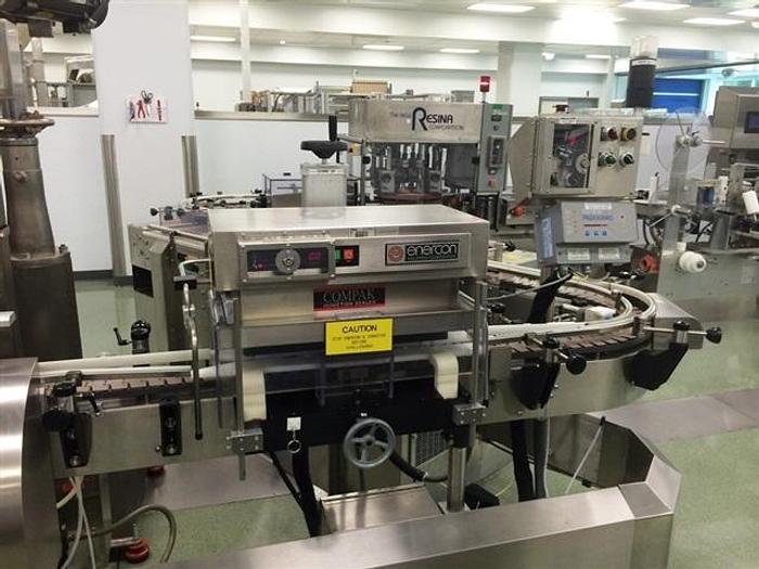 Used Complete High Speed Merrill Slat Counter Bottle Filling Line
