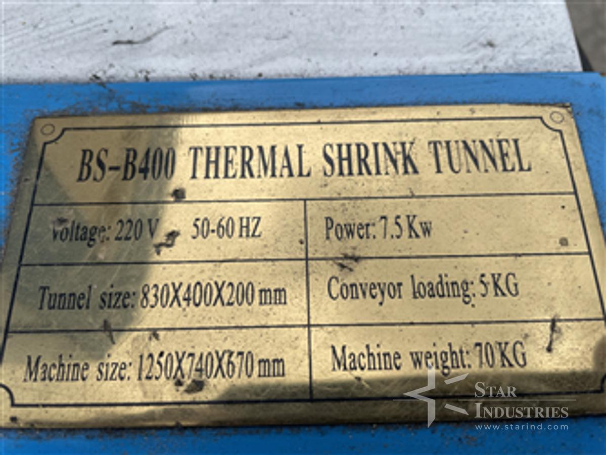 Used Thermal Shrink Tunnel BS-1400