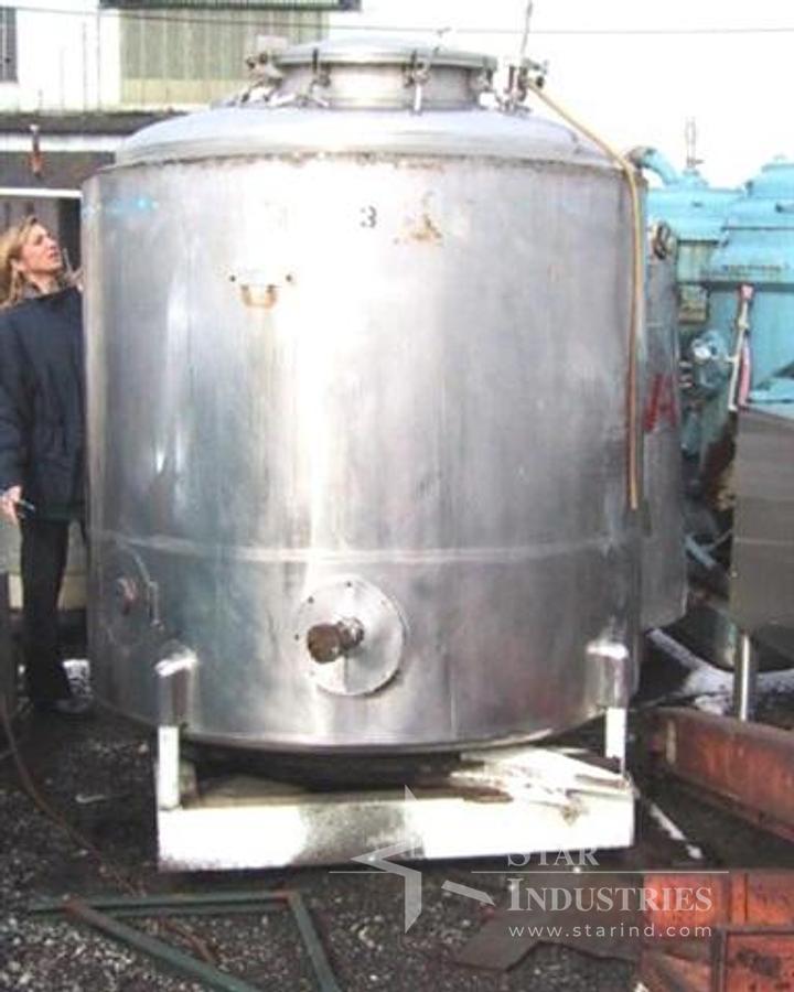 Used PERMA SAN 231 GALLON STAINLESS STEEL TANK   #3889