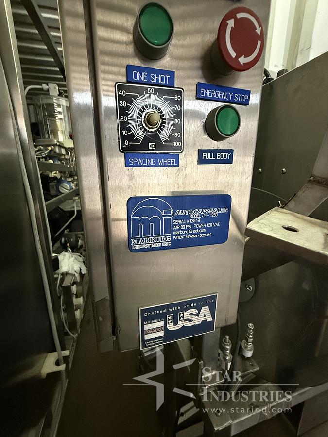 Used Marburg Model M1250 AutoCapsealer
