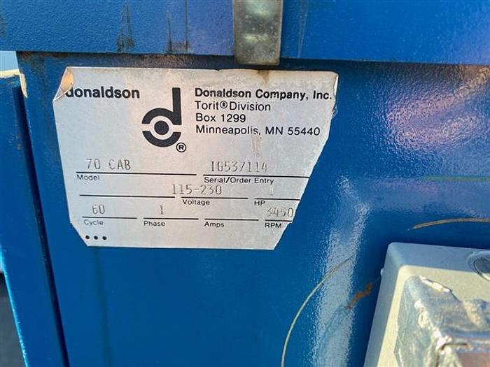 Used Donaldson Torit 70 CAB Dust Collector