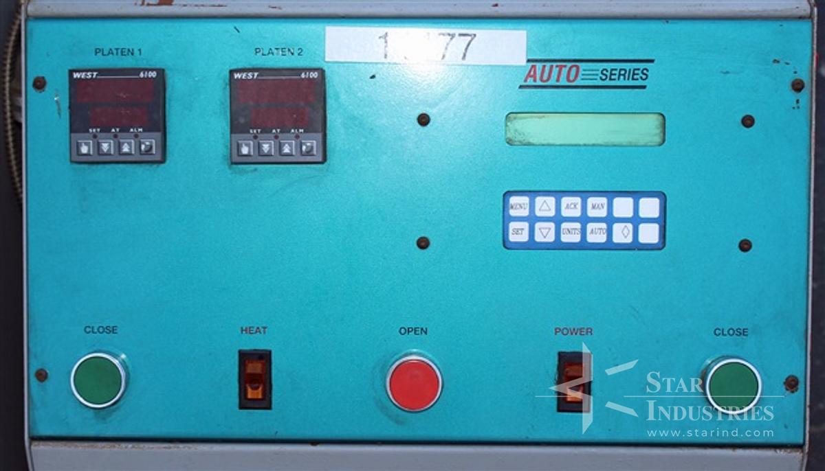 Used Carver 15-ton 2 platen Hydraulic Press