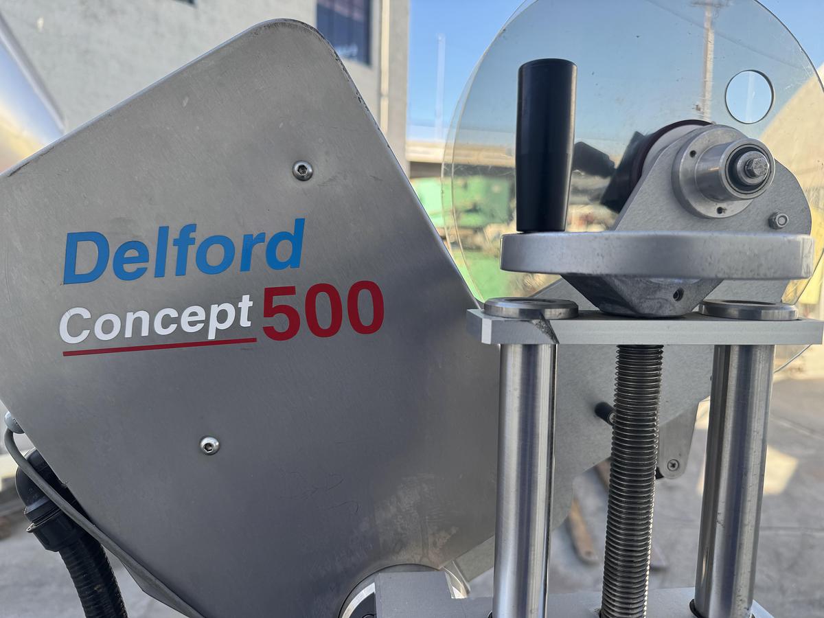Used Delford Concept 500 Top Pressure Sensitive Labeler