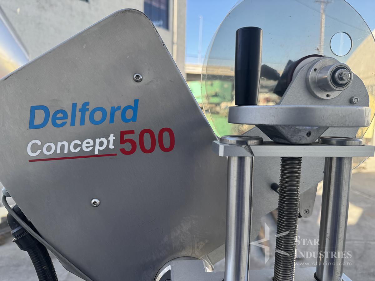 Used Delford Concept 500 Top Pressure Sensitive Labeler