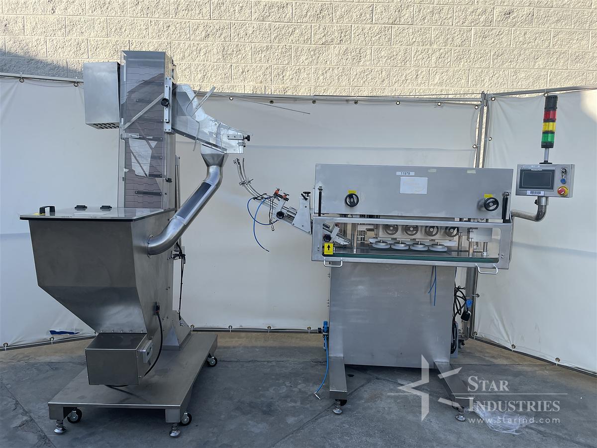 Used Pharma Pack Capper w/ Elevator