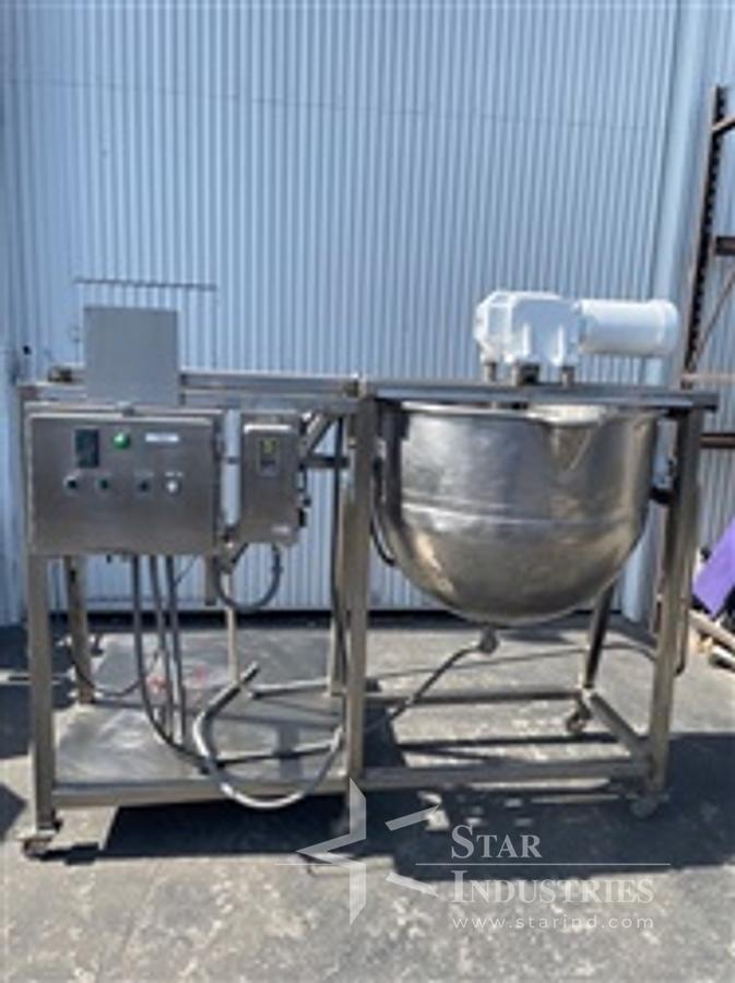 Used 100 gallon s.s. tilting Kettle w/ Scrape Agitator