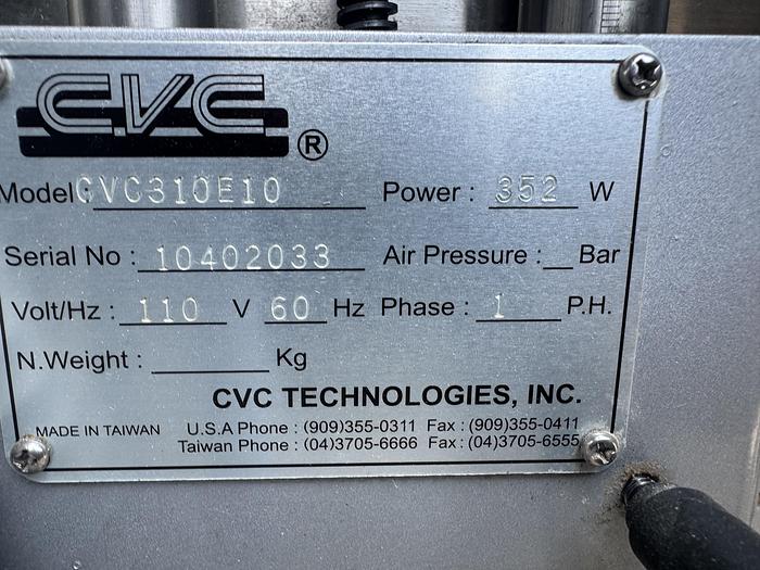 Used CVC310E10 Labeler, 10" x 60" Conveyor