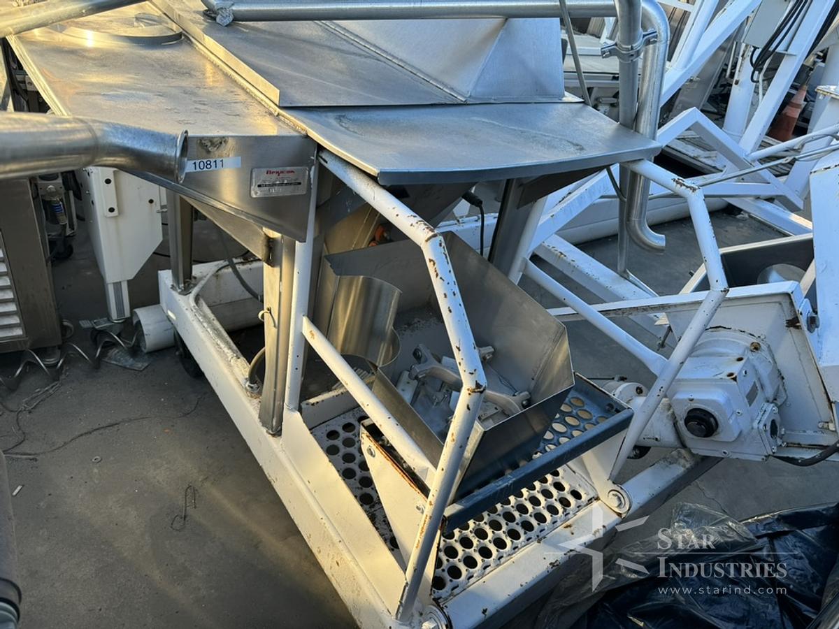 Used Flexicon Feeder w/ 7" x 20' Tube w/ S.S. Screw