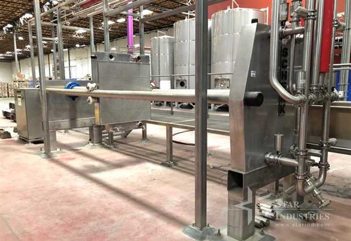 Used Schenk Filterbrau Niro1200/175 approx. 400 sq. meter Filter Press