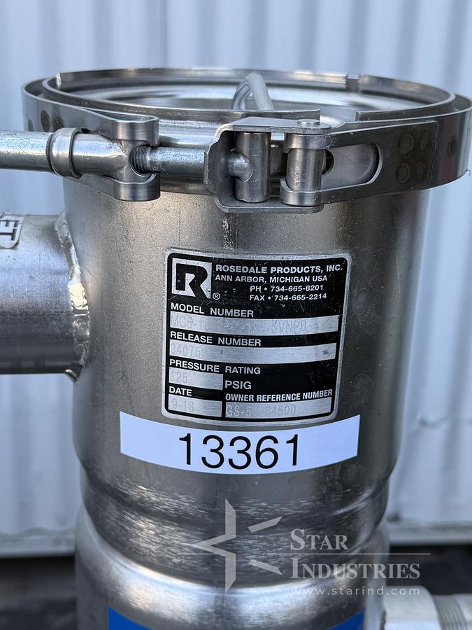Used ROSEDALE -Liquid Filtration Housing