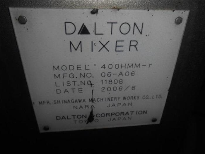 Used Dalton Dough Mixer Model 400HMM-R