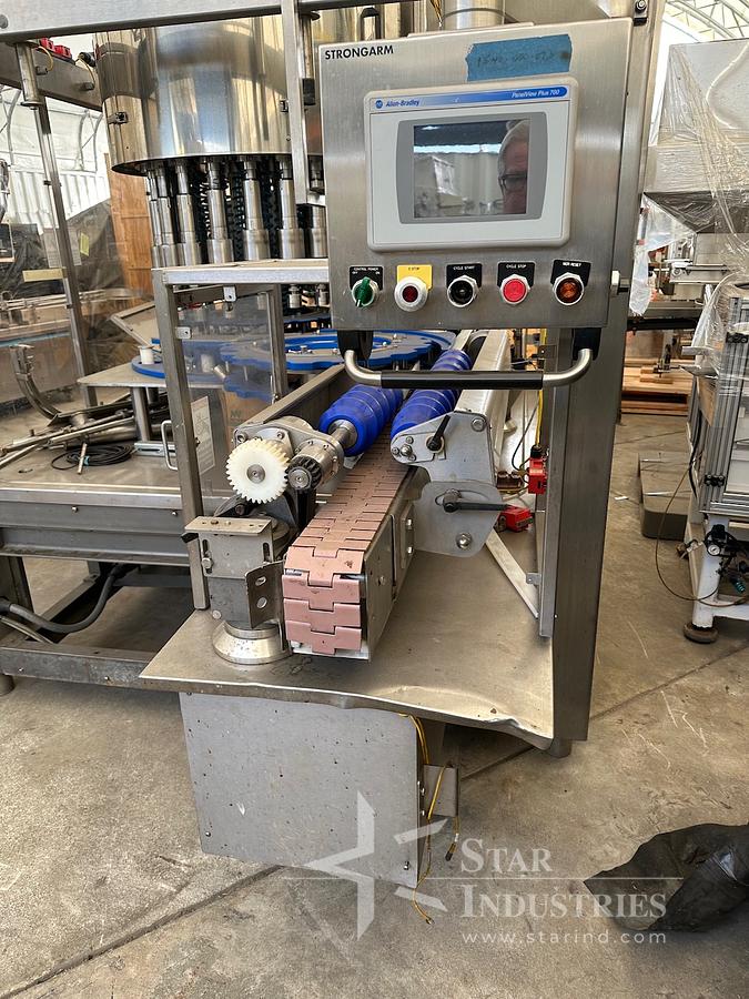 Used Zalkin Rotary Filler/Capper with Feeder