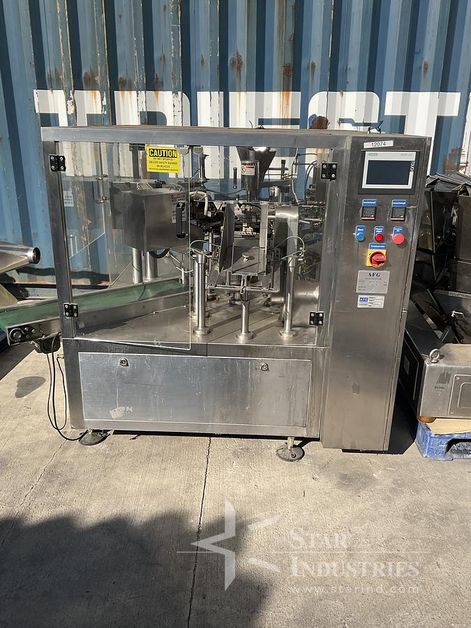 Used AFG Process Systems RBM-8 Bag Filler And Sealer With Overhead Scale