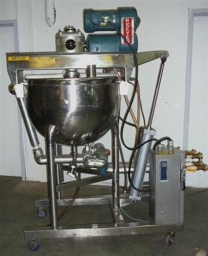 Used 50 gallon Hamilton Jacketed Kettle w/ Agitator