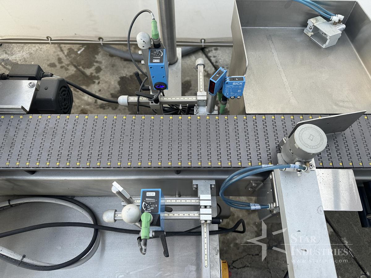 Used NJM Trotter W 127 Labeler w/ 3 Roll Splice