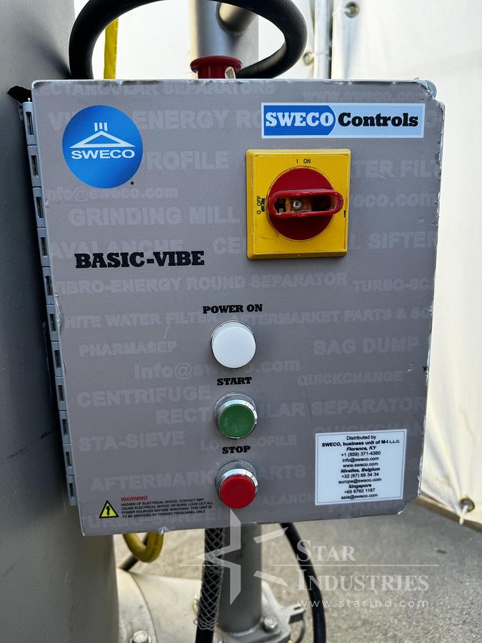Used Sweco Basic Vibe Separator Base