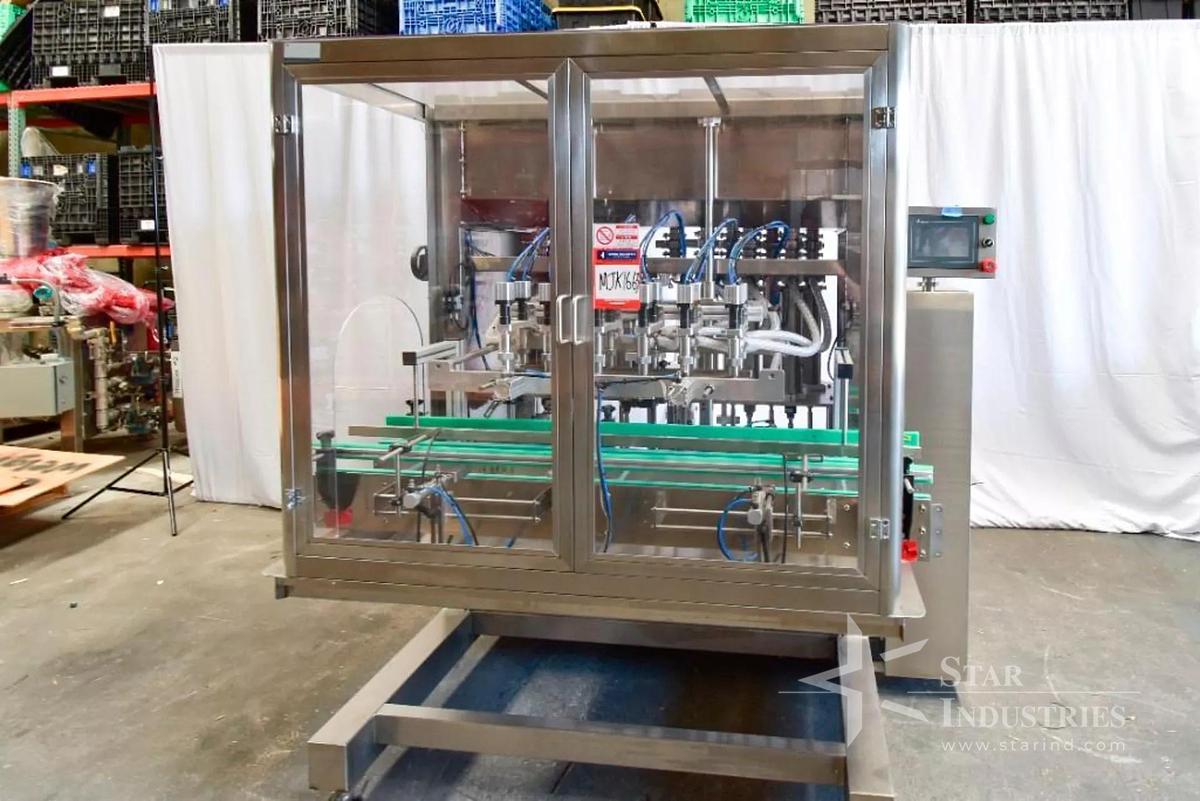 Used Sunny Group 12 Head Dual Lane Liquid Filler