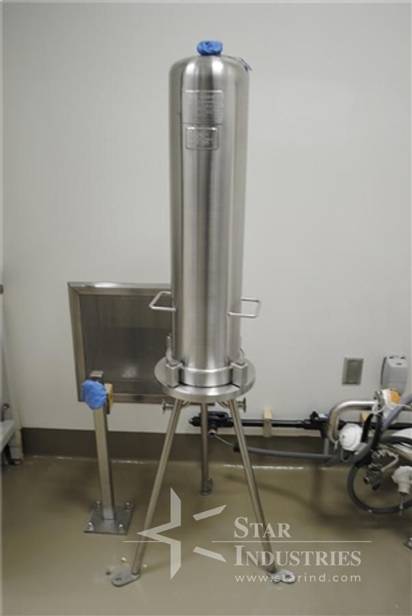 Used Allegheny Bradford Pressure Filter 316L Stainless