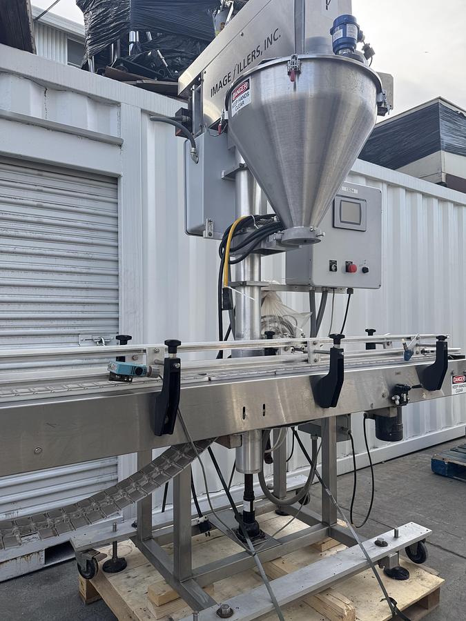 Used Image Filler with Conveyor