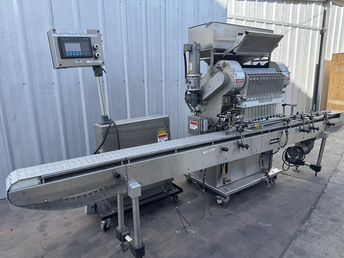 Used Merril Capsule Slot Counter 12 Station