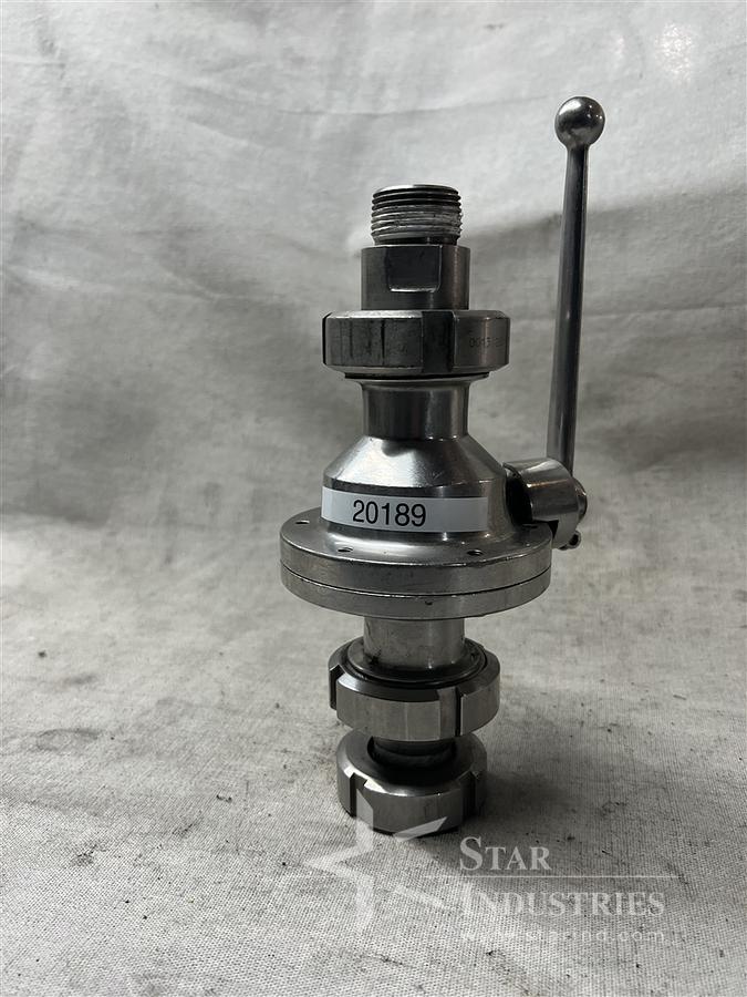 Used Stainless Steel Shut-Off Ball Valve