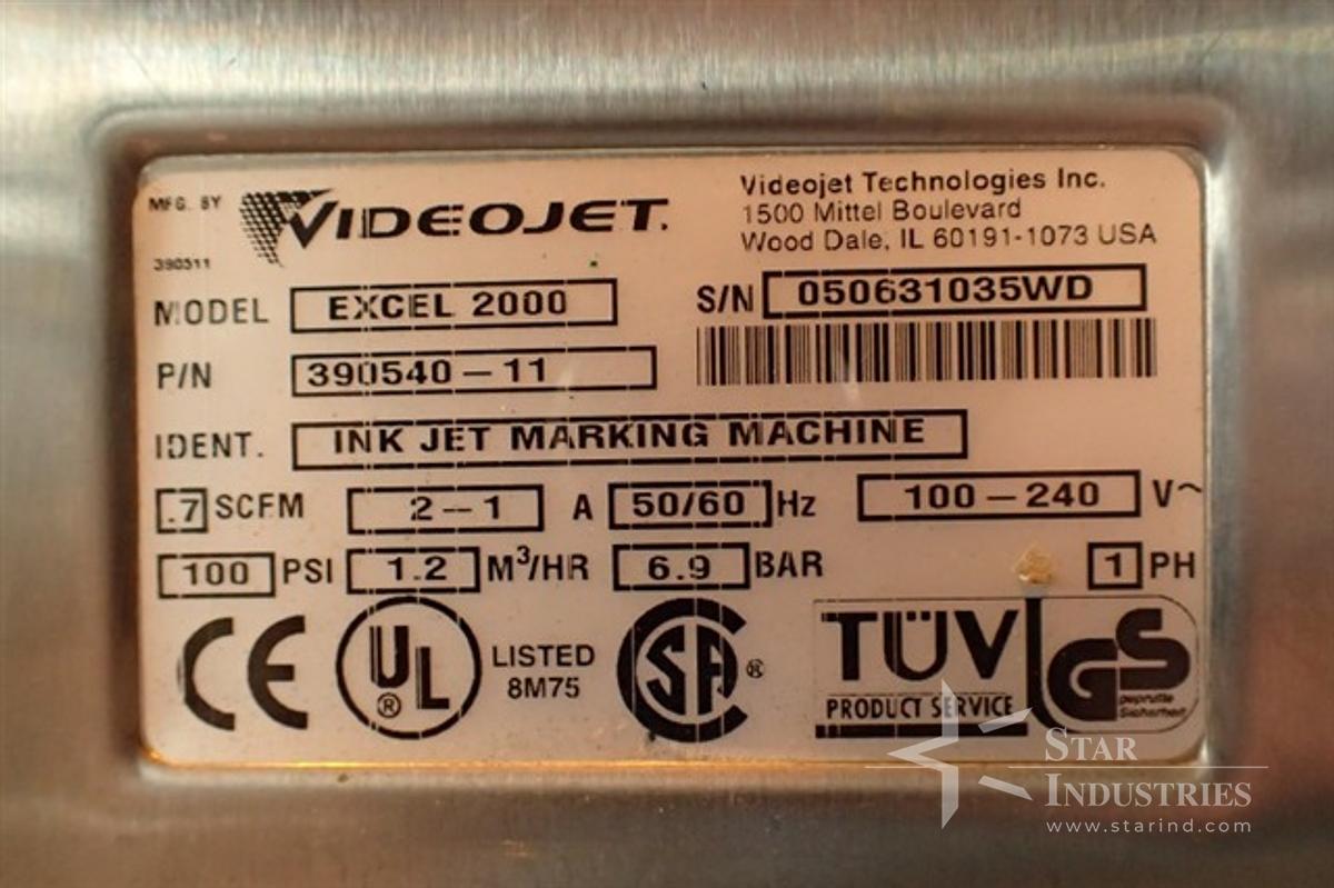 Used Video Jet Model 2000