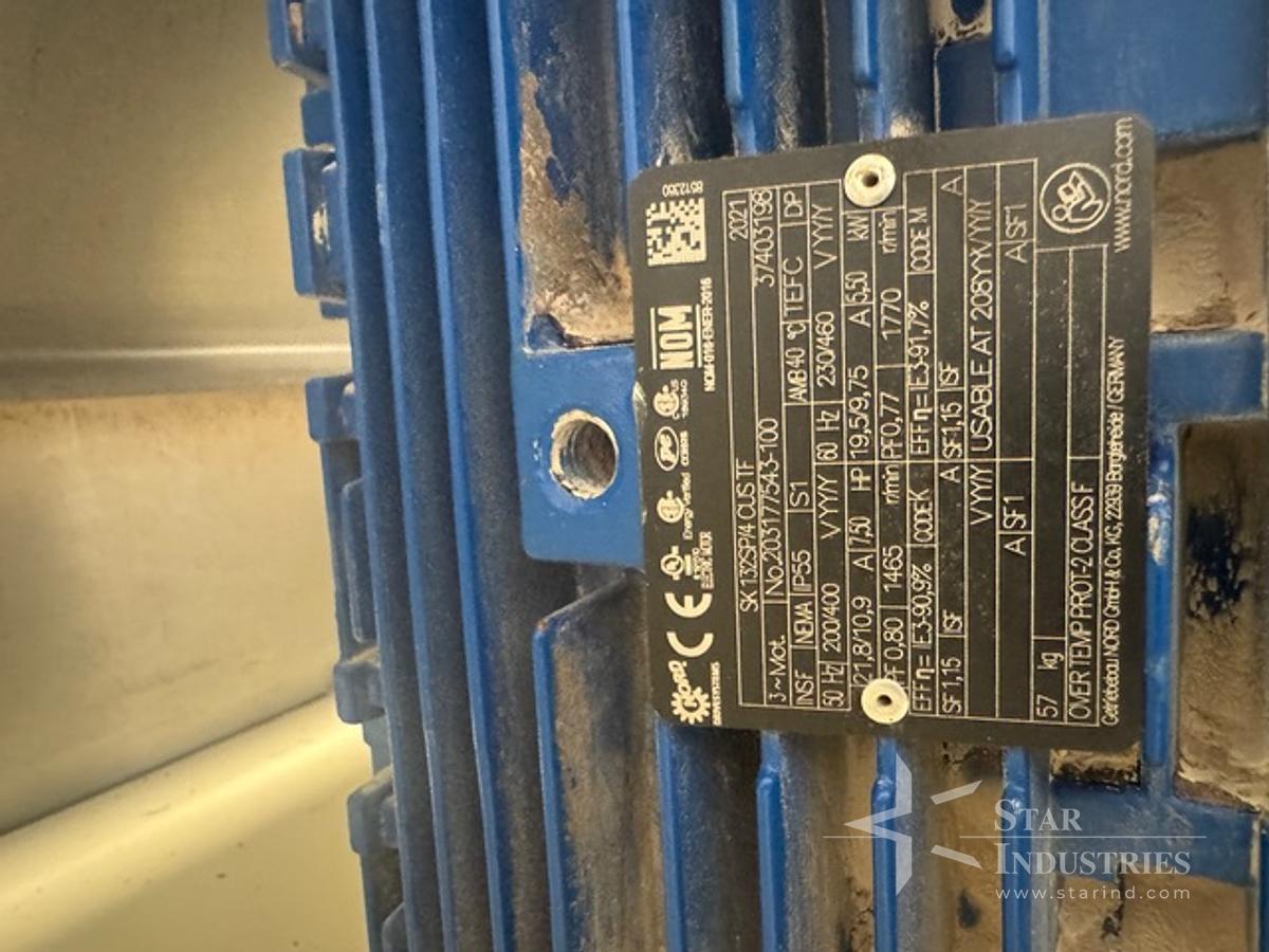 Used Ross 25 c.f. s.s. Ribbon Blender, Model RB42B-25
