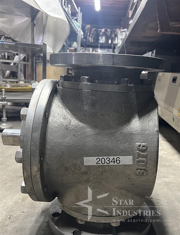 Used Stainless Steel T-Ball Valve