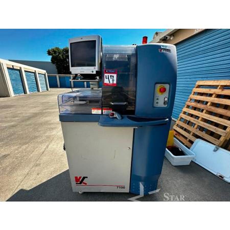 Used K&S7100 Semi automatic work piece, dicing system